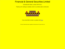 Tablet Screenshot of financialandgeneral.com